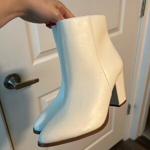 White Heeled Boots